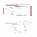 C-Racer "Bolntor Racing" Universal Flat Track Seat and Tail Fairing with Number Plates - SCR5.1 C-Racer "Bolntor Racing" Universal Flat Track Seat and Tail Fairing with Number Plates - SCR5.1